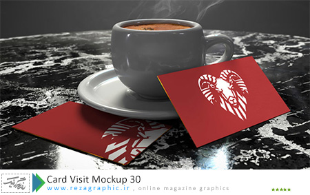 طرح لایه باز پیش نمایش کارت ویزیت – Card Visit Mockup 30